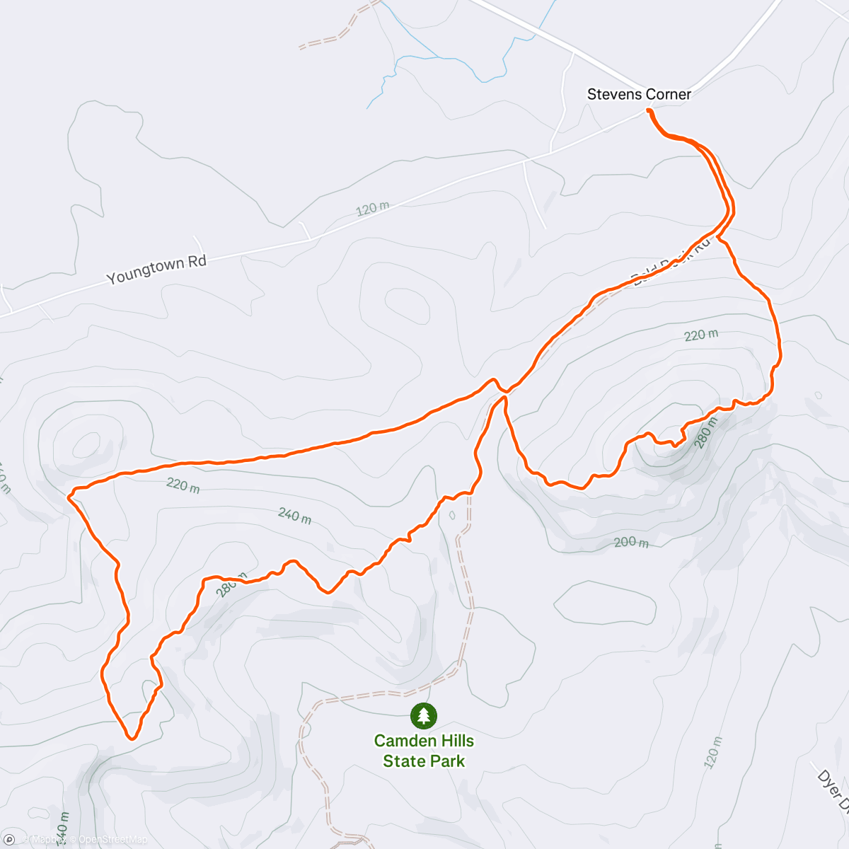 Map of the activity, Above a sea of clouds