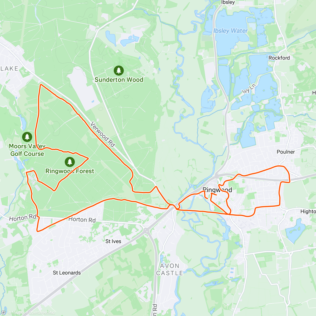 Map of the activity, Nipping out for little while.