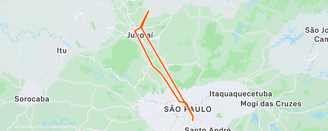 Map of the activity, Morning Walk