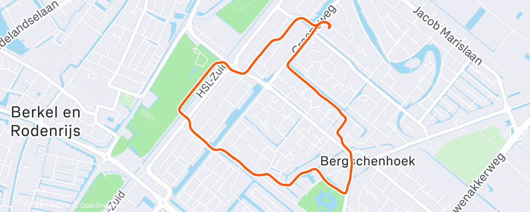 Map of the activity, Lunch Walk