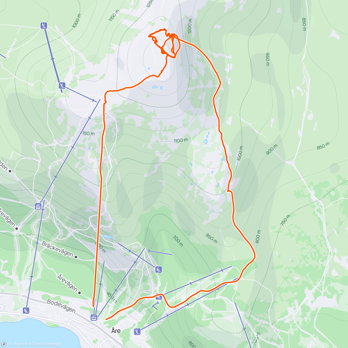 Map of the activity, Snurr i Blåstensvalvet