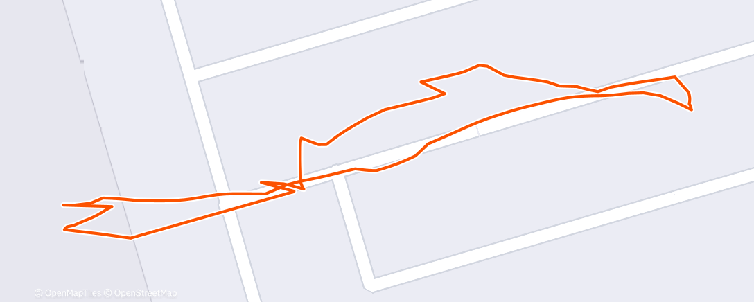 Map of the activity, Stationary bike: 30 easy min. Plus weights.