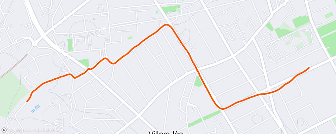 Mappa dell'attività Vélotaf A