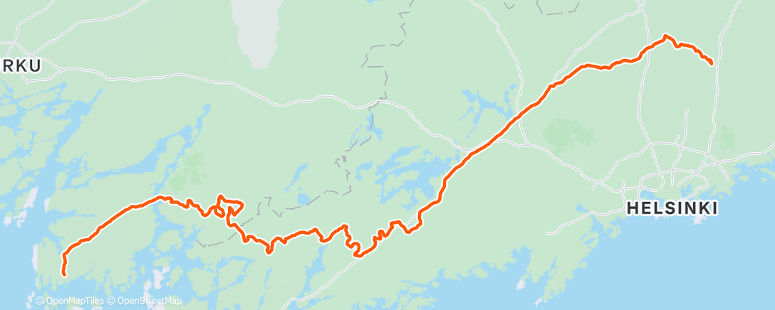 Map of the activity, Can’t tell if it’s April or December