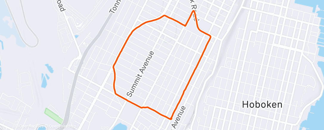 Map of the activity, Yet another lunch run