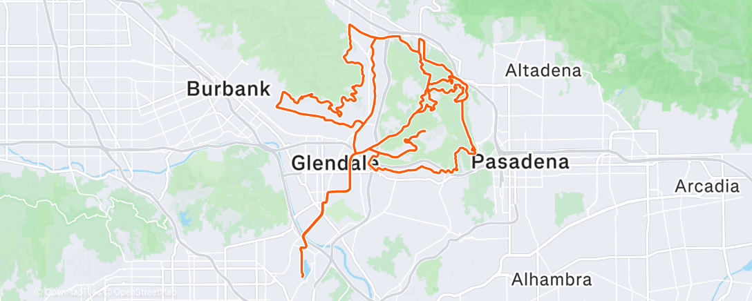 Map of the activity, Alottalacañada