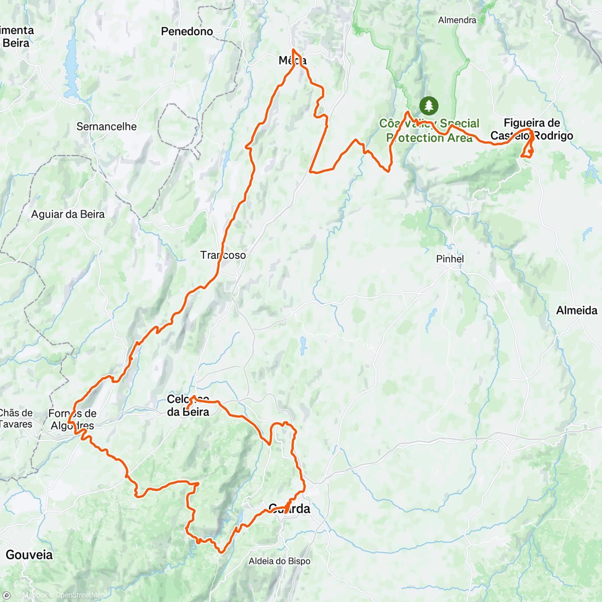 Map of the activity, 2/3 Beiras 🇵🇹🏁