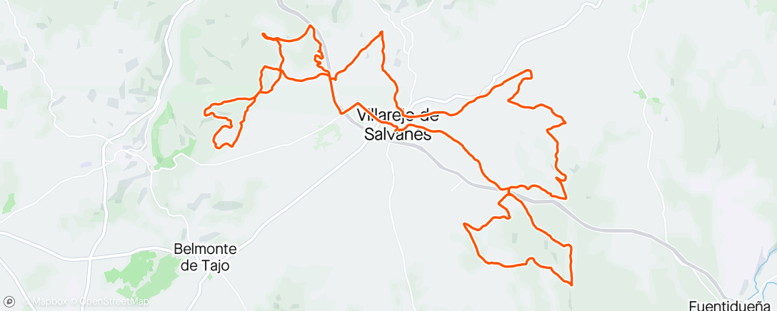 Mapa de la actividad, Ruta peirones de santa maría 2024, Villarejo de Salvanés