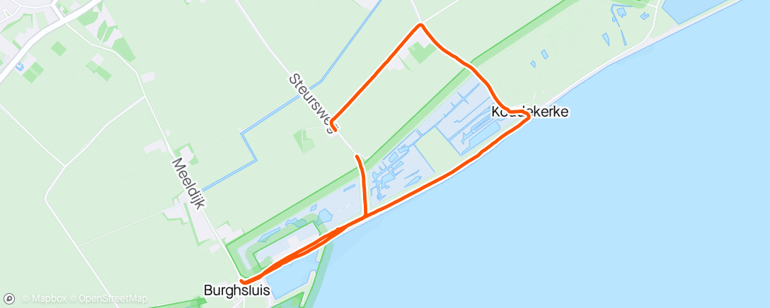 Mapa de la actividad (Haamstede, Schouwen-Duiveland / Haamstede, Nationaal Park Oosterschelde)