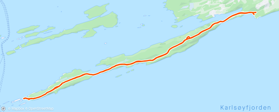 Map of the activity, Forøya