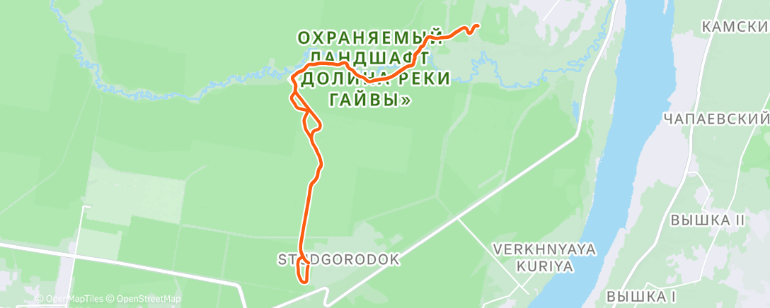 Map of the activity, Afternoon