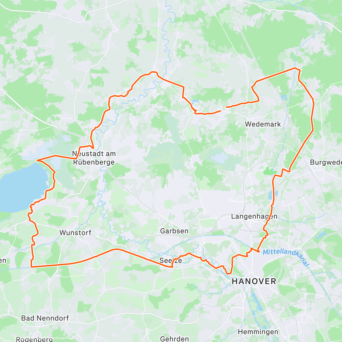 Map of the activity, Fischbrötchen-100'er die IX.