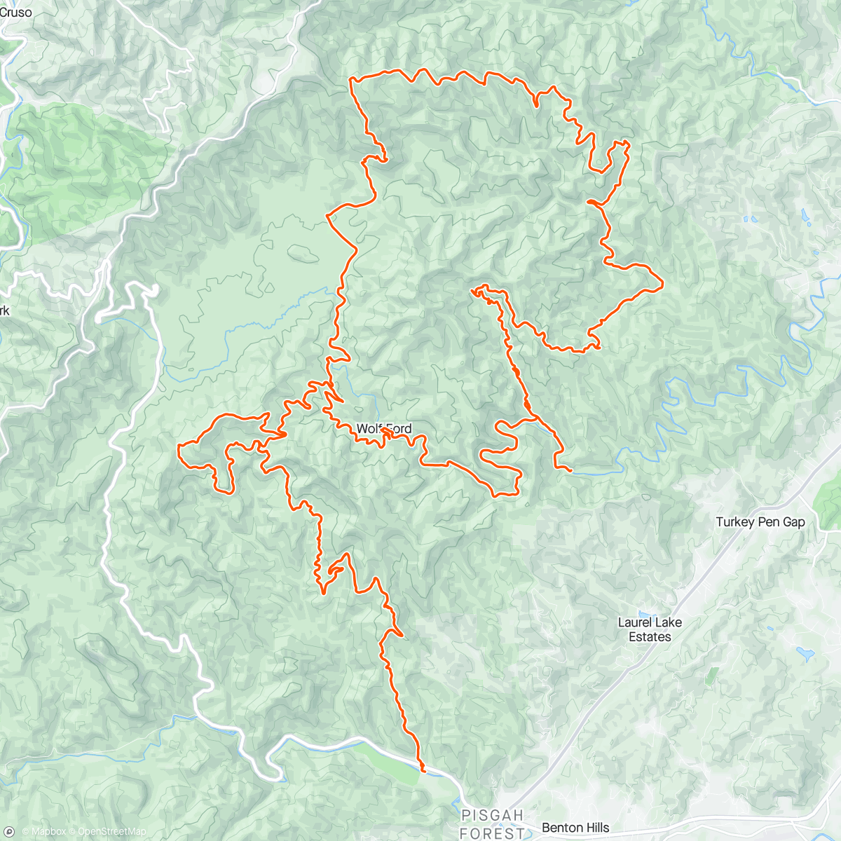 Map of the activity, PMBAR 2024 - The year of river crossings.