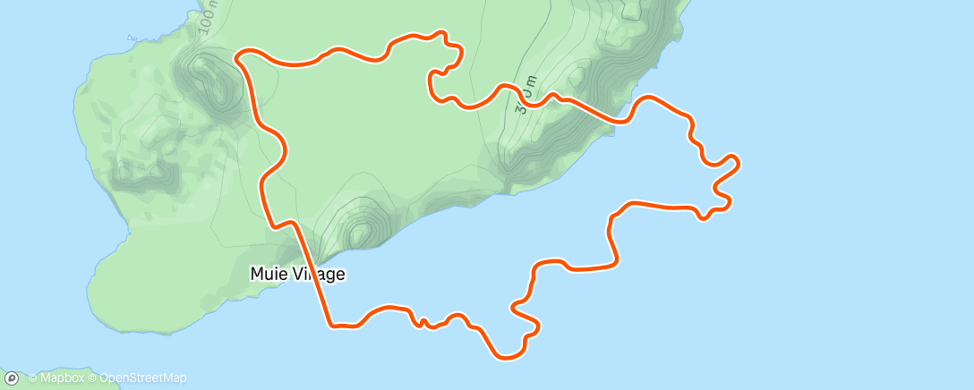 Mapa de la actividad (Zwift - Tick Tock in Watopia)