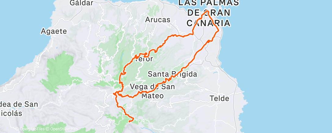 Карта физической активности (Día 5 - #Festive500)