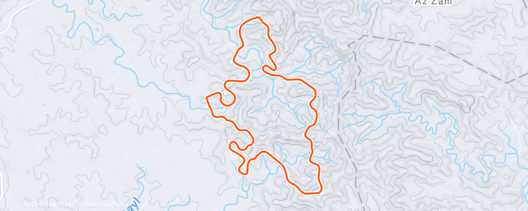 Map of the activity, MyWhoosh - Wytrzymałość tlenowa + wysoki rytm S