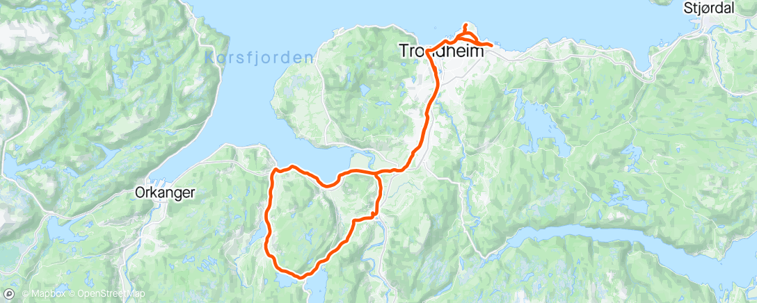 活动地图，Rolig tur Børsa - Venn