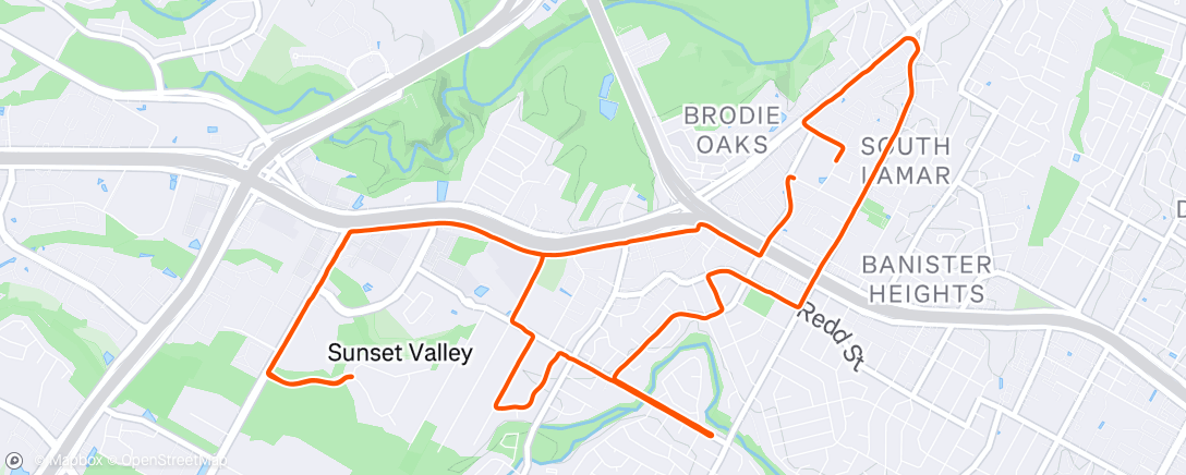 Peta aktivitas, Morning Run