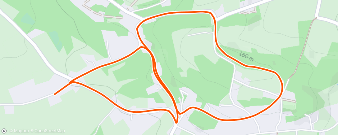 Map of the activity, Mittagslauf