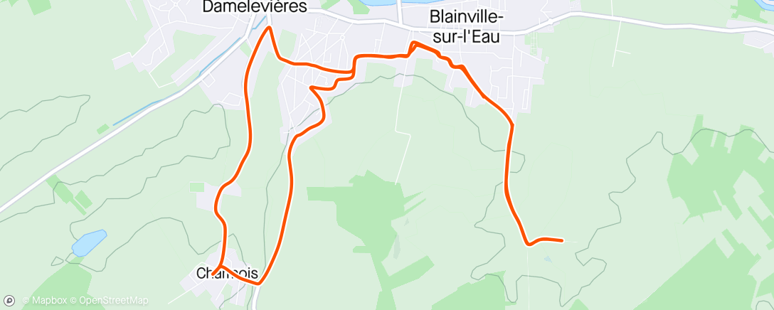 Map of the activity, Tour du soir avec Nolan🚵