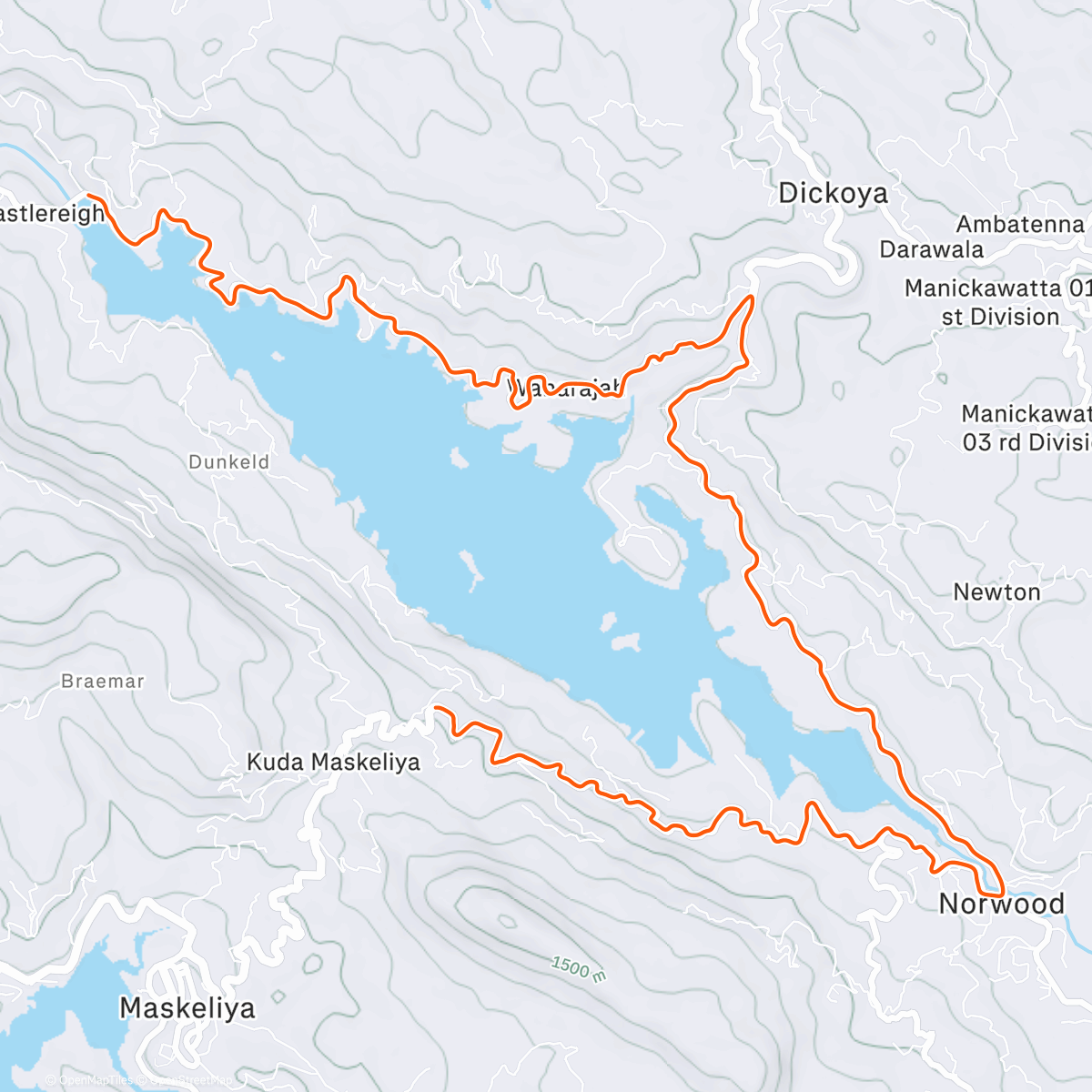 Map of the activity, ROUVY - To Adams Peak / Srí Pada | Sri Lanka