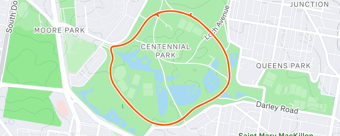 Map of the activity, Afternoon Ride