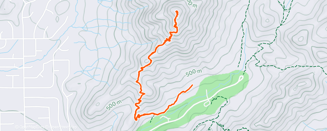 Карта физической активности (Piestewa Peak Hike 🌵)