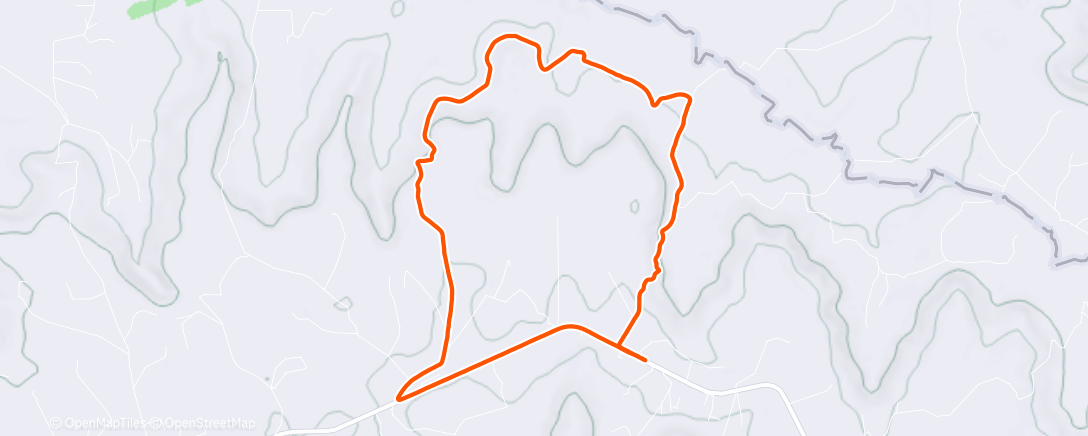 Map of the activity, Corrida da tarde