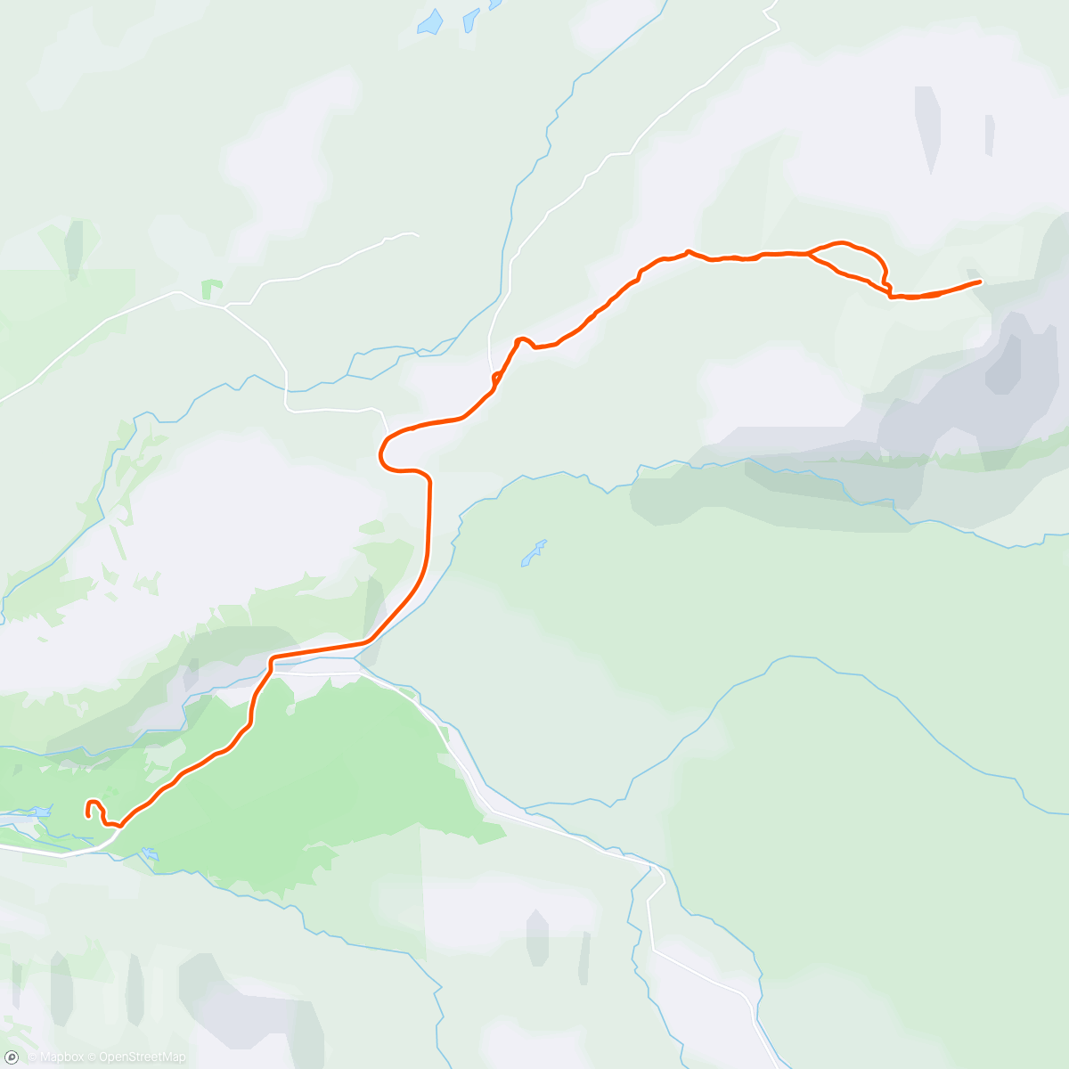 Mapa da atividade, Húsafell-Strútur-Kalmanstunga