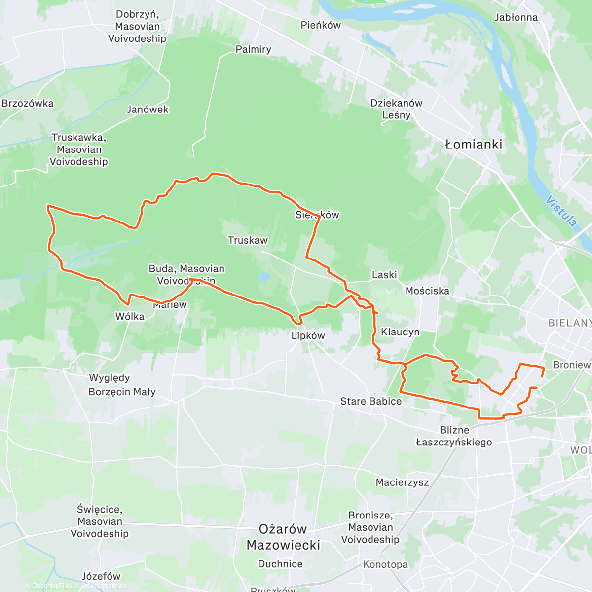Map of the activity, Powoli, zwierzątka i zdziwienia