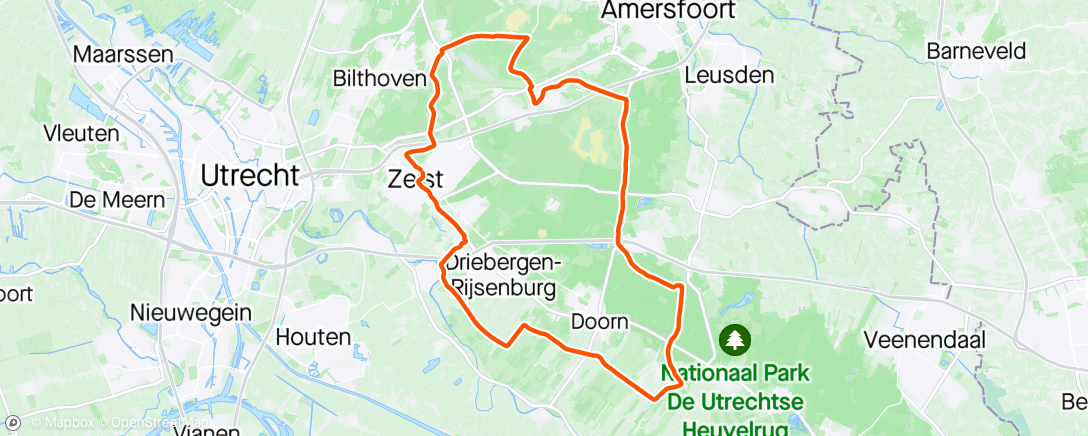 Map of the activity, Groephoppen