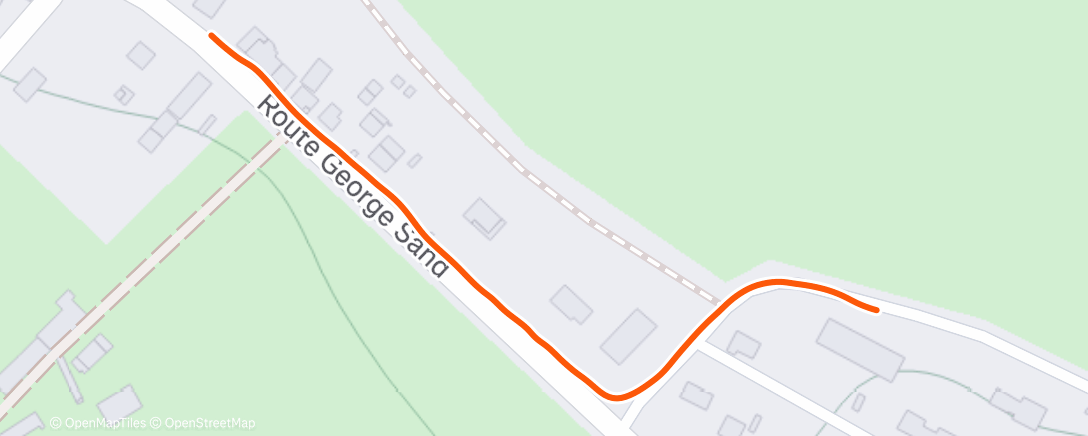 Карта физической активности (Course à pied le matin)