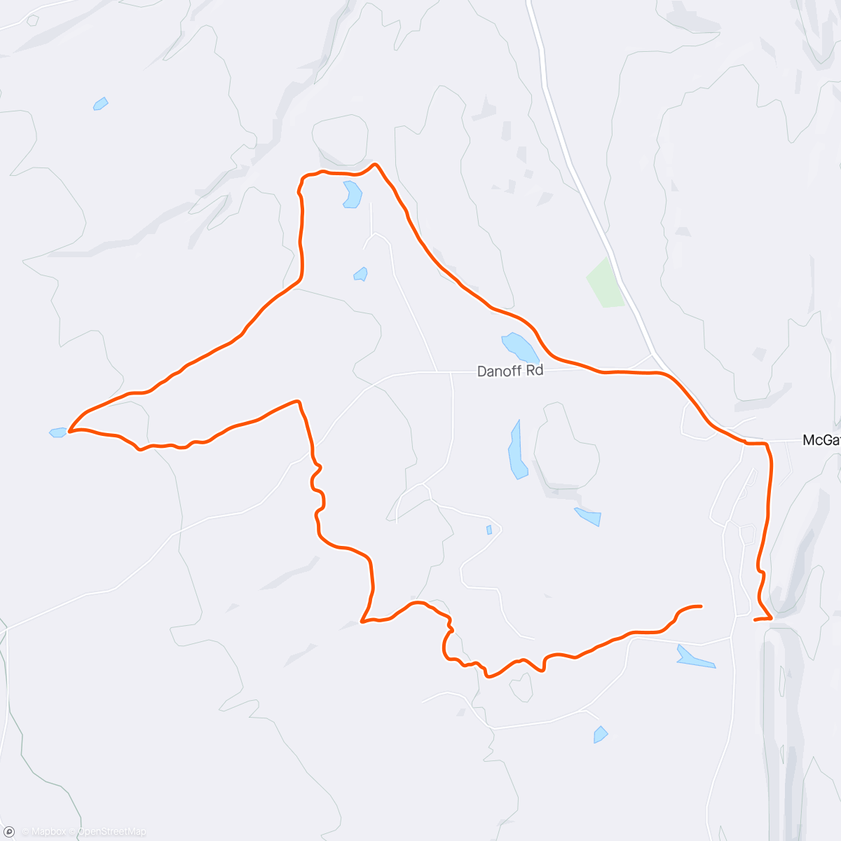 Map of the activity, NM: Zia Rides - EnchantedLand Route