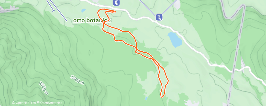 Карта физической активности (Sessione di sci nordico all’ora di pranzo)