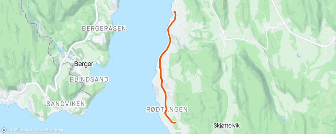 Map of the activity, Morgentur med Asta og Katrine