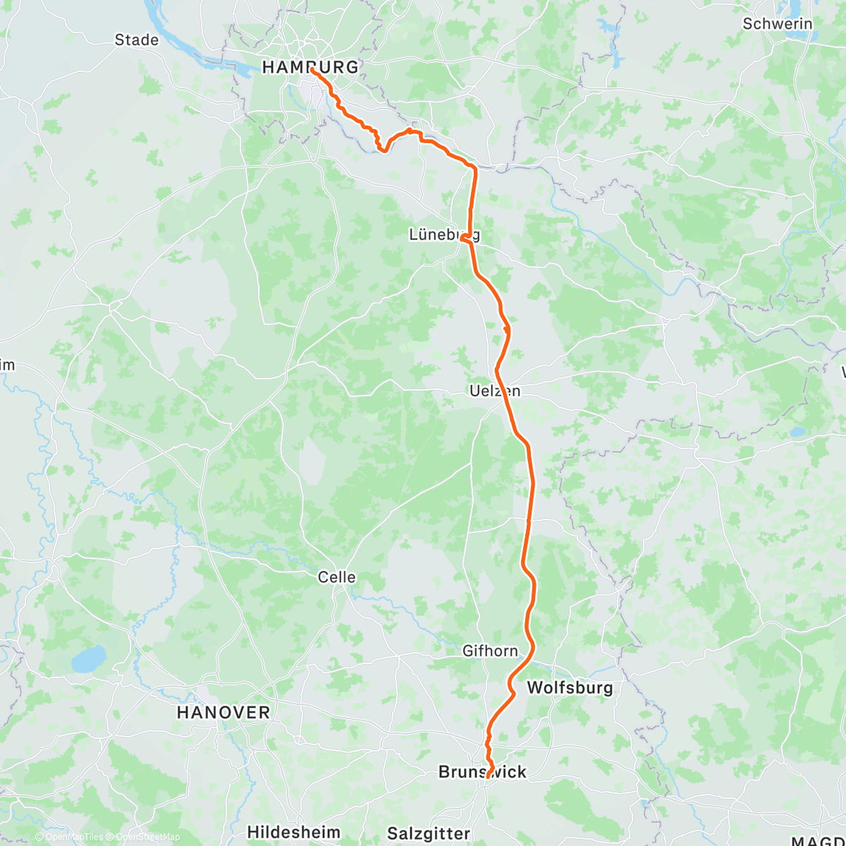 Map of the activity, Kampf gegen die Weihnachts Pfunde