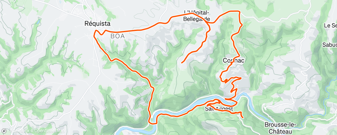 Carte de l'activité