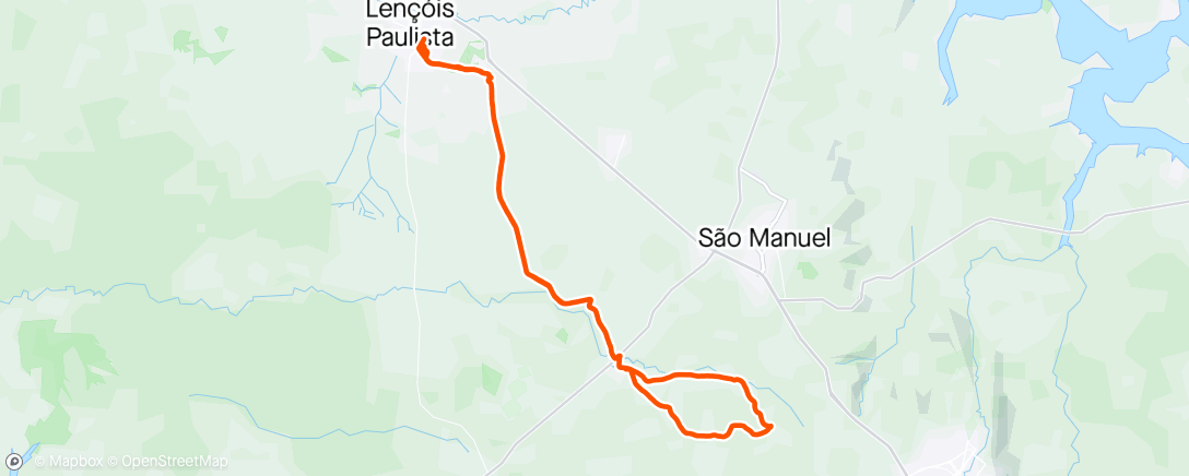 Map of the activity, Guarantã