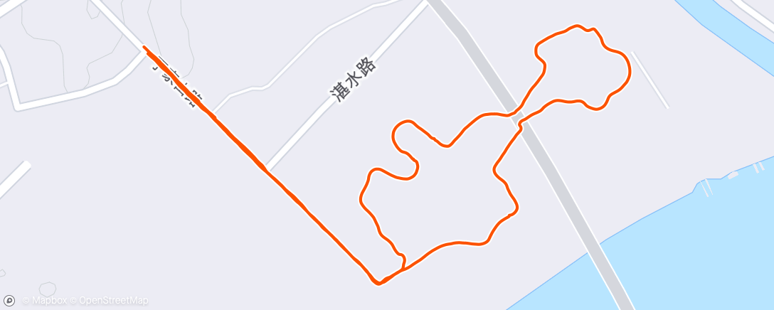 Mappa dell'attività 午后跑步