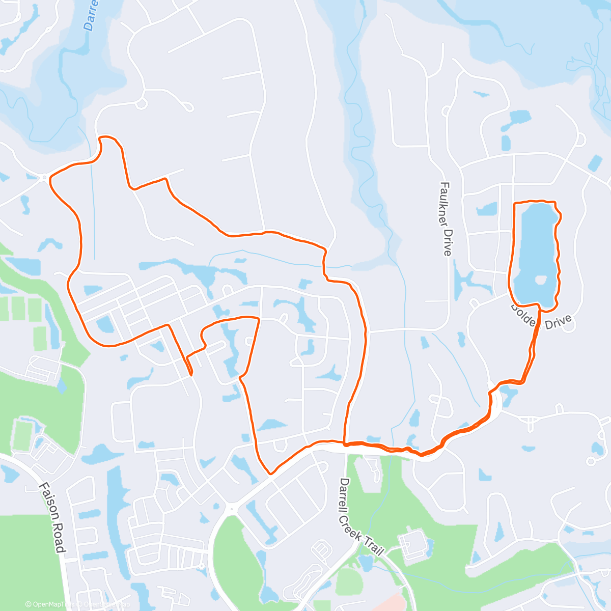 Map of the activity, Week 49.2 - MAF (61 of 90), HR:147, Wlk: 0, Tmp: 67°