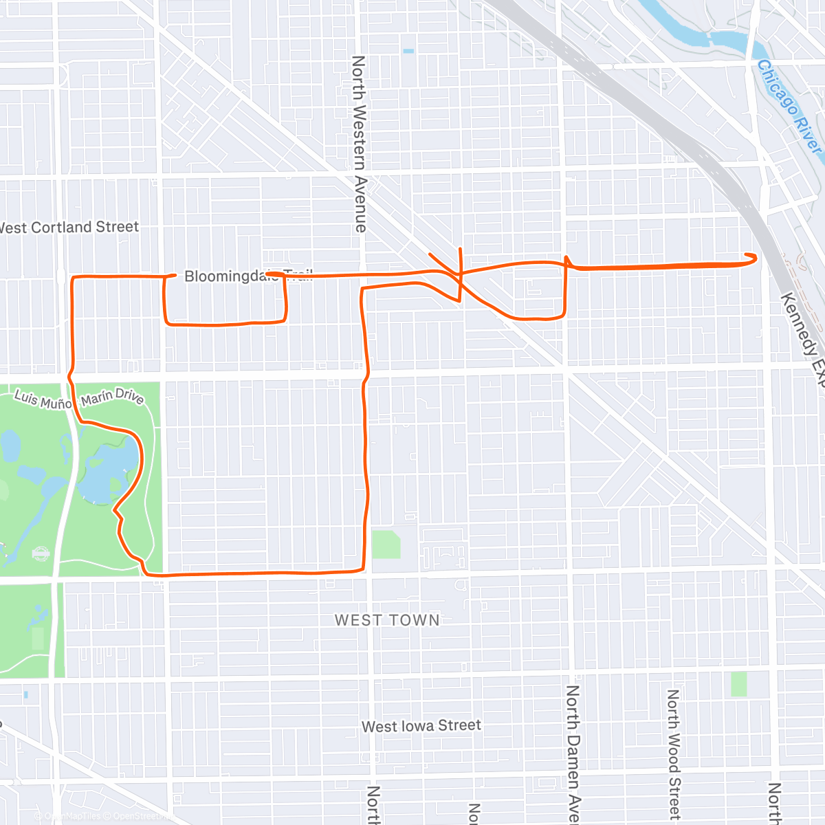 Map of the activity, surprisingly not that cold