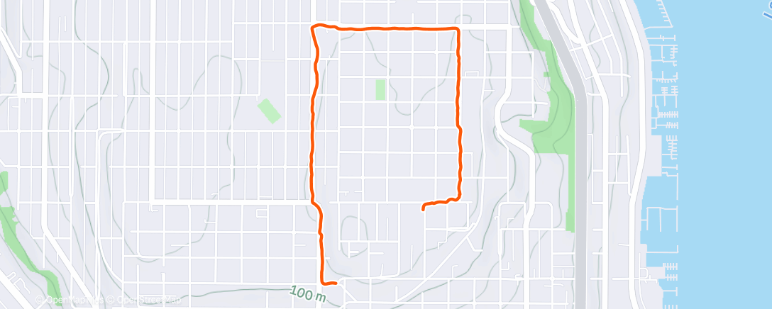 Map of the activity, Xmas Mouse Walk