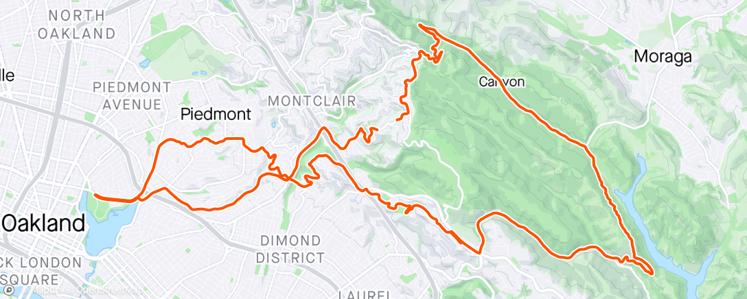 Map of the activity, HillzNSips Thursday night ride