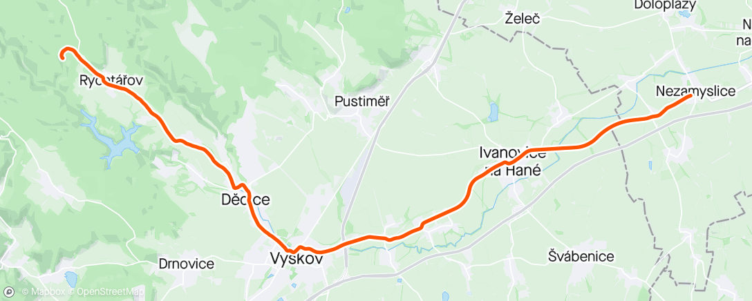 Map of the activity, 2024-04-23Ride