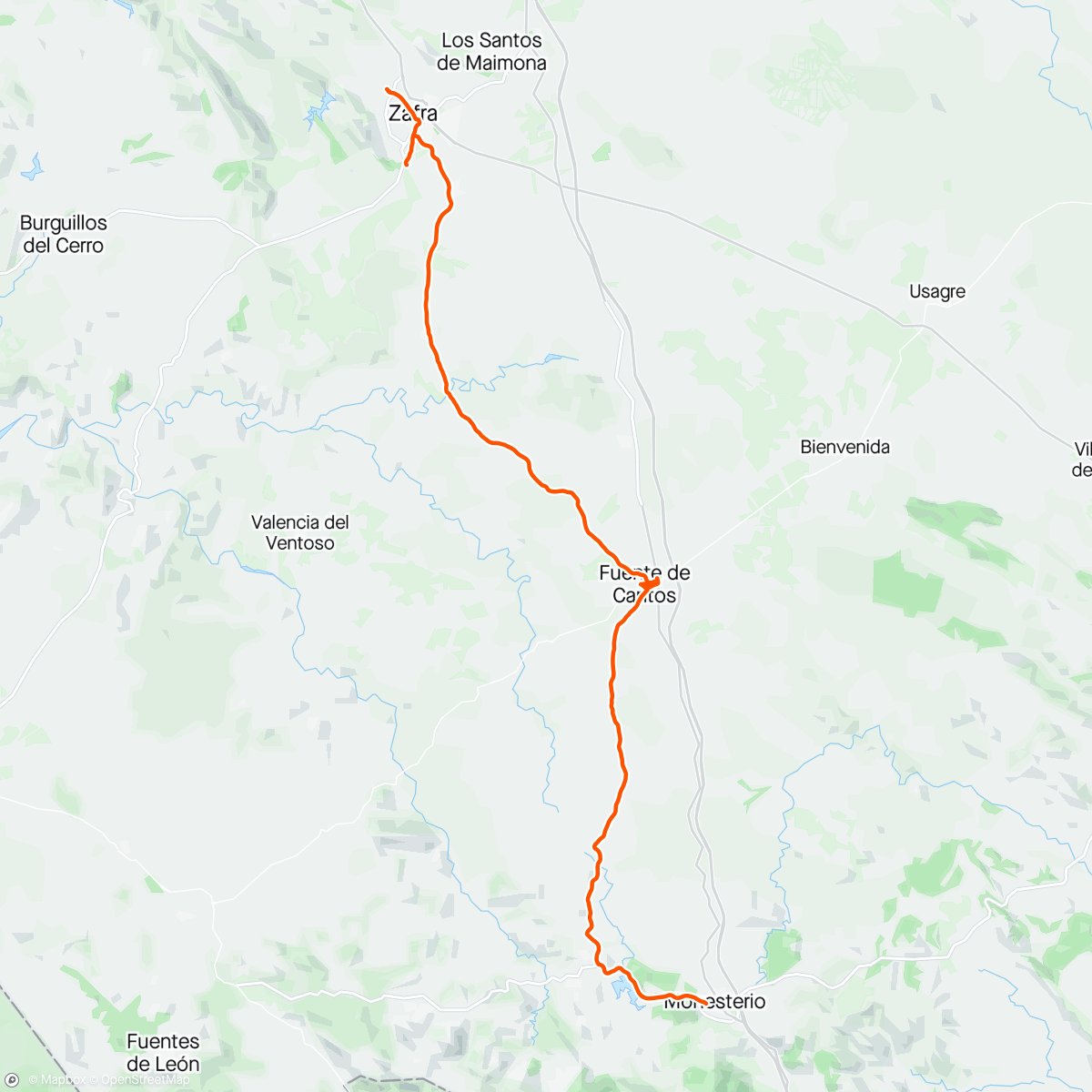 Map of the activity, Etappe 23 Vuelta 🇪🇸