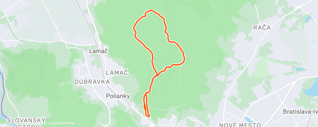 Карта физической активности (Kačín 🏃‍♀️)