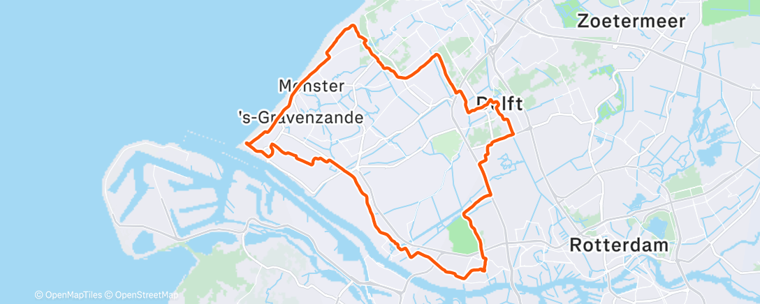 Map of the activity, Morning Ride