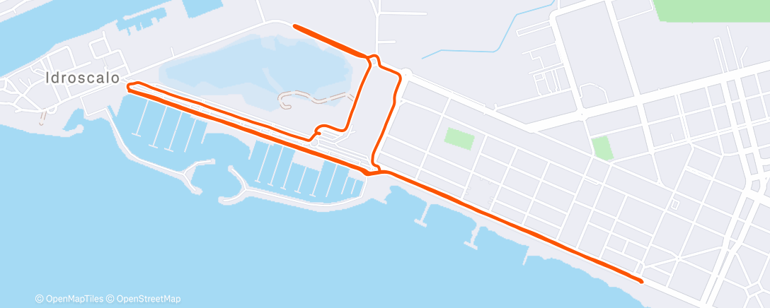Карта физической активности (🏃🏼 Run / Lungomare (Ostia))