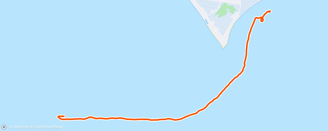 Map of the activity, Memorial Day Sail