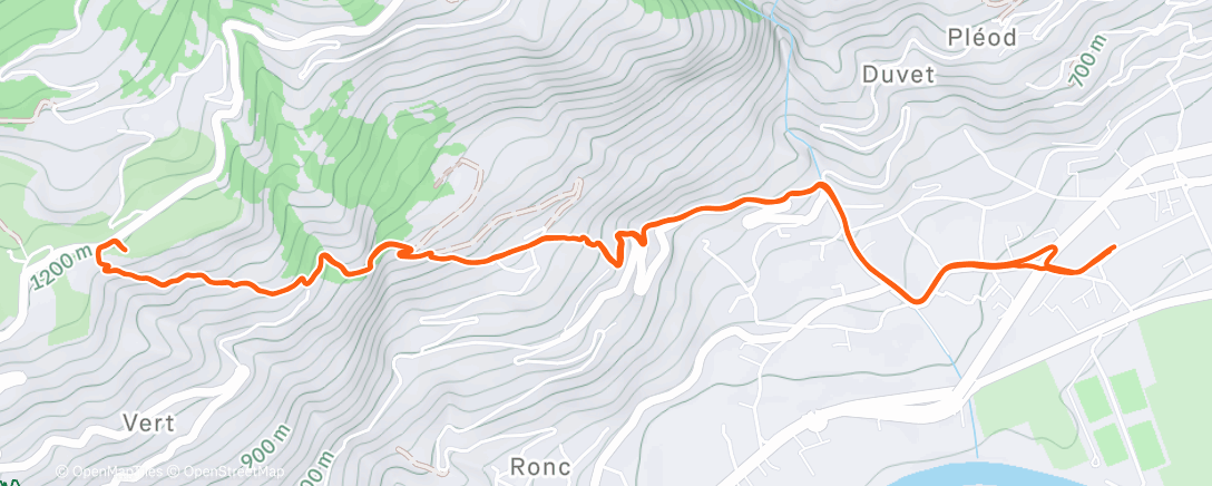 Карта физической активности (Aosta - Remondet)